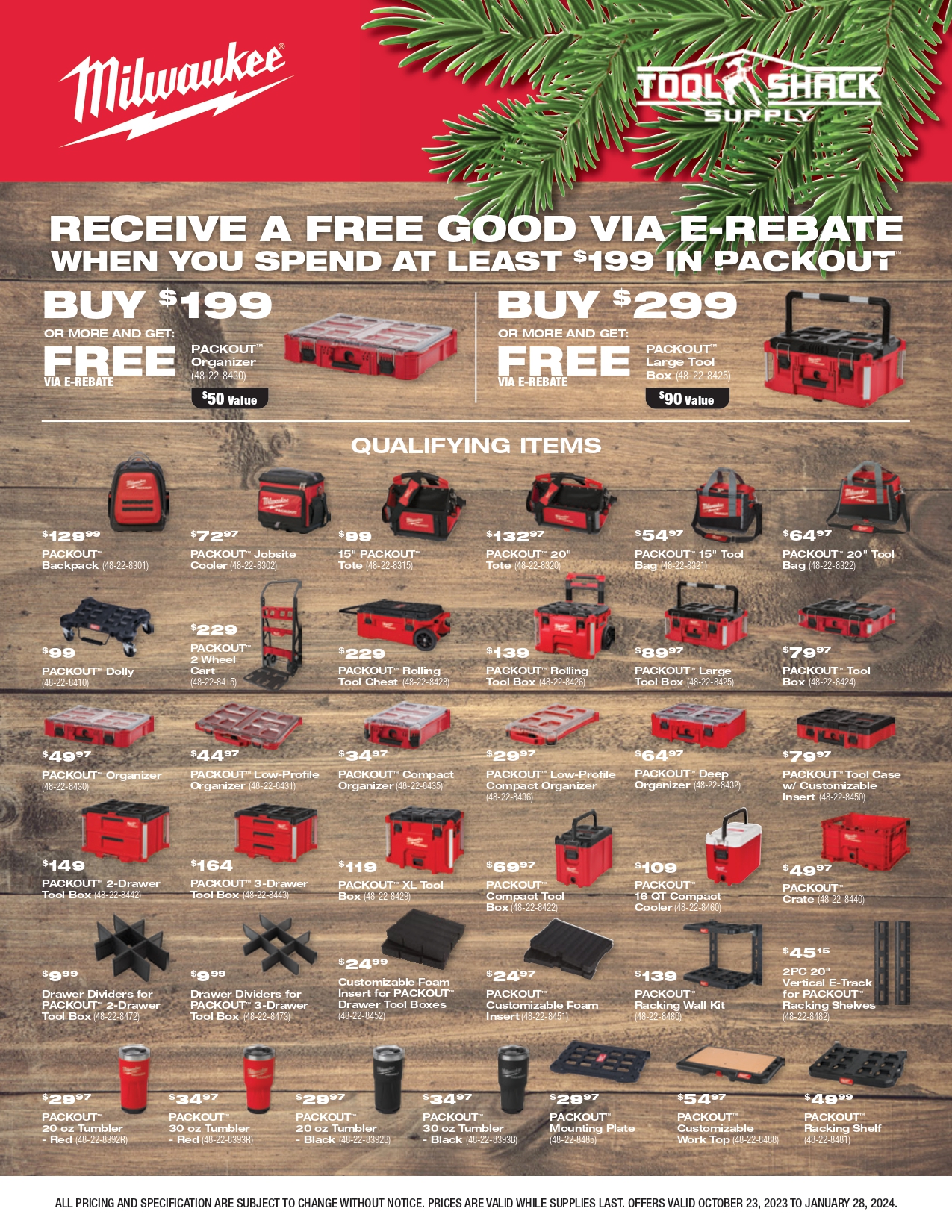 Tool Shack Jacksonville, FL Specials