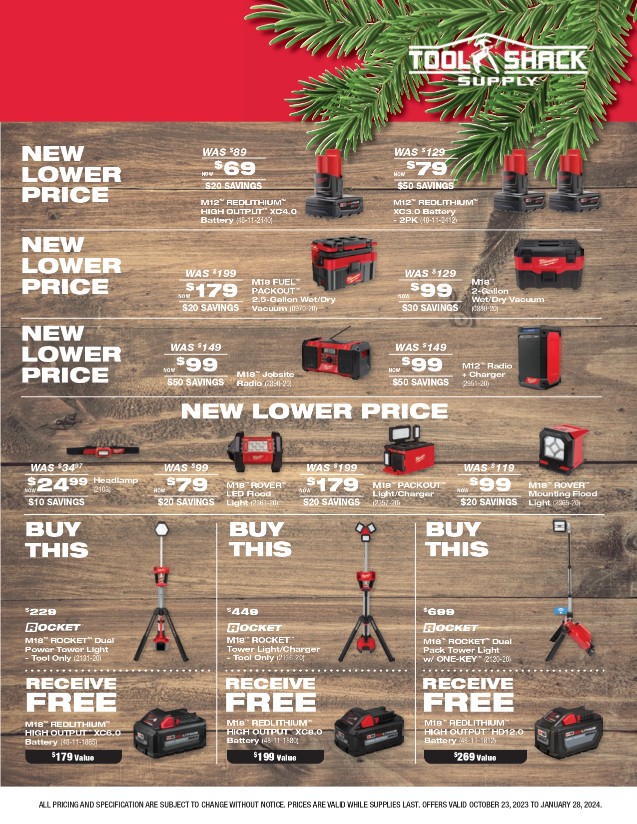 Tool Shack Jacksonville, FL Specials