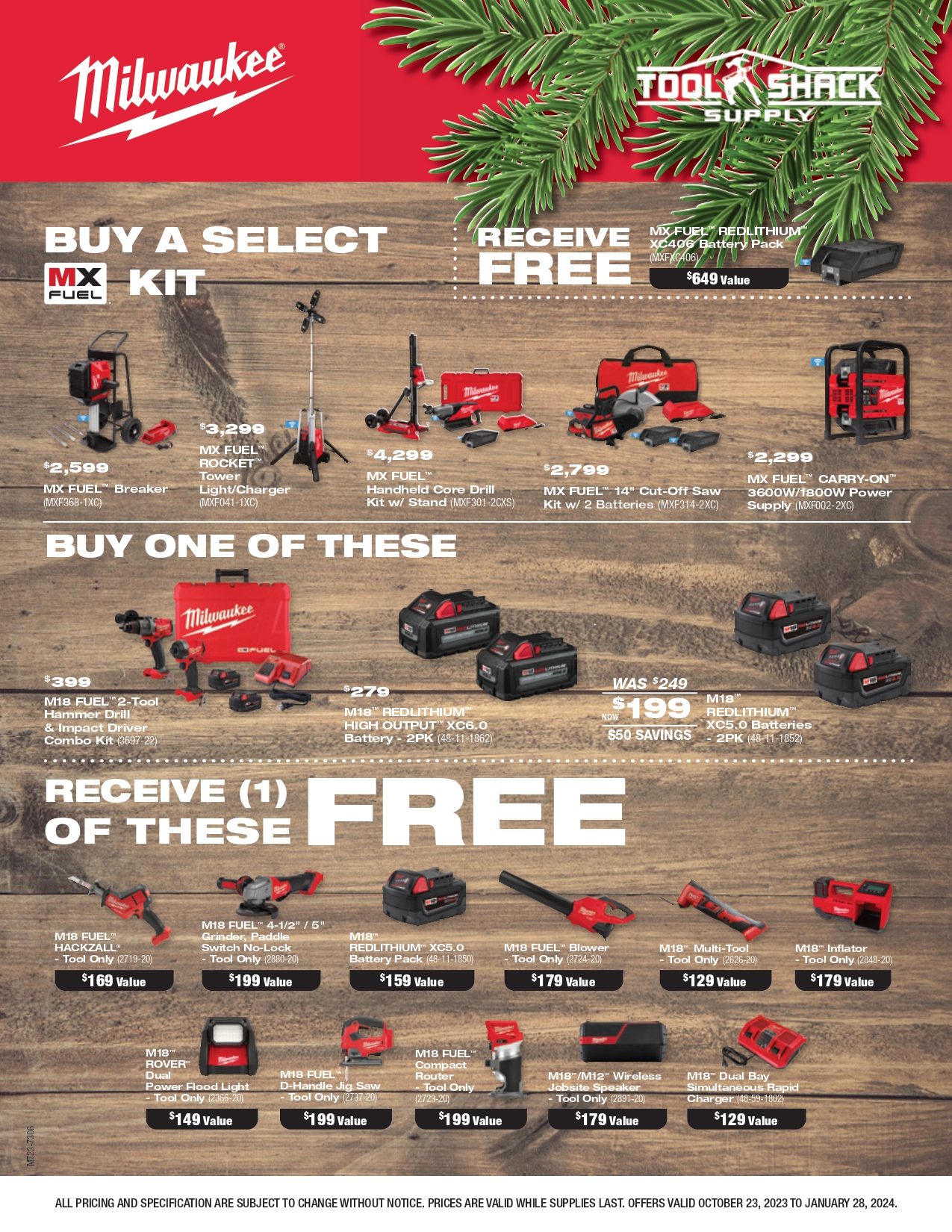 Tool Shack Jacksonville, FL Specials